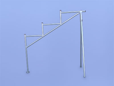 3 steps rack